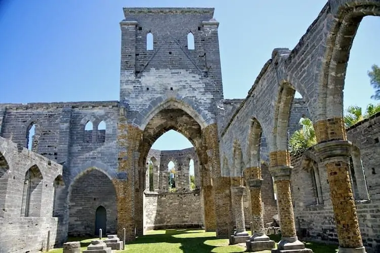 Bermuda Unfinished Church st george