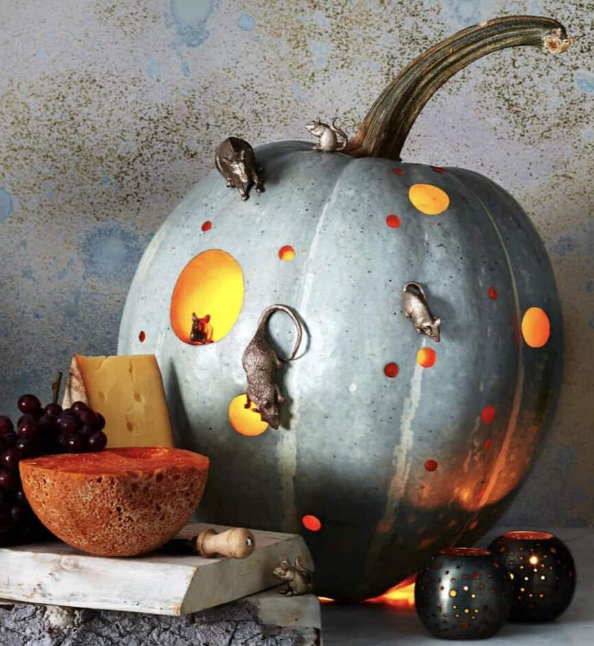 jack o lantern cheese mouse