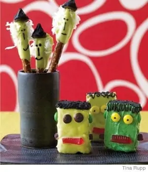 Halloween Frankentreats: Frankenstein Rice Krispie Treats Recipe