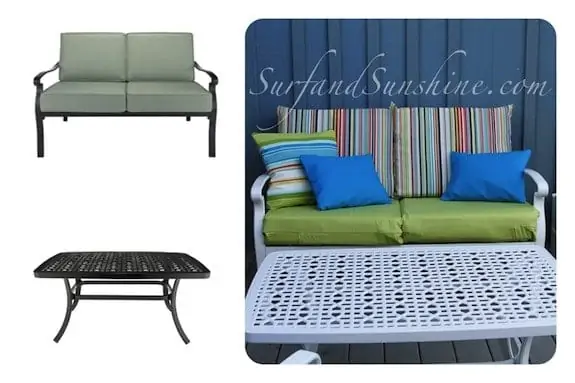 DIY Outdoor Patio Furniture Makeover: From Ugly to Beach Chic in a Day!