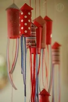 DIY fourth of july pop rockets