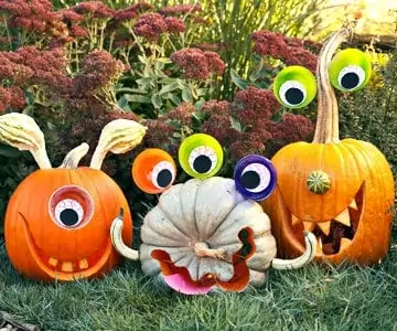 Fun, Funky, Spooky and Preppy Halloween Pumpkin Ideas