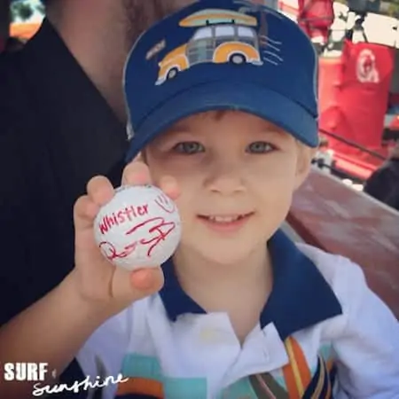 Rebecca Lee-Bentham signed golf ball