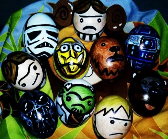 Star Wars Inspired Easter Eggs