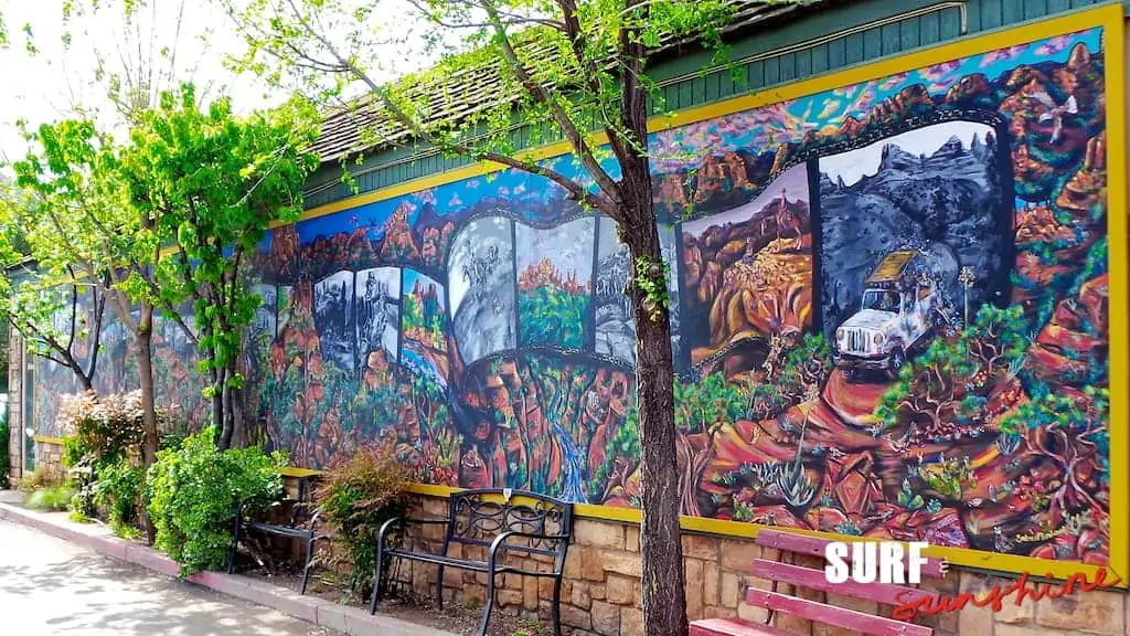 sedona wall mural