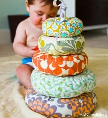 DIY Stuffed Stacker Baby Toy