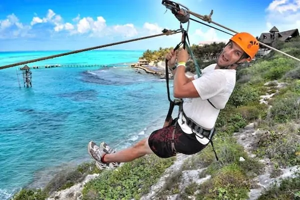 garrafun zipline over water