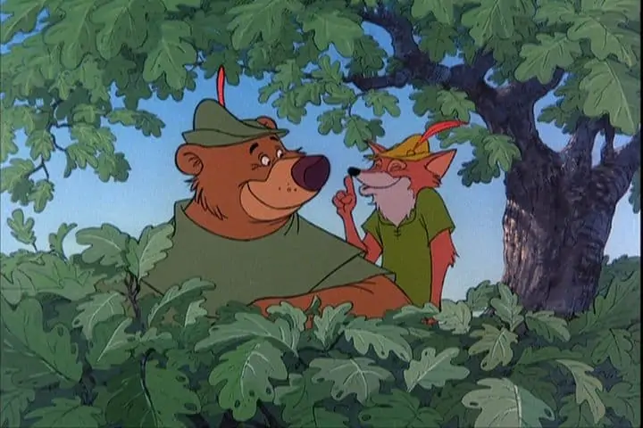 disney robin hood and little john