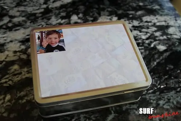 diy family memories lunchbox