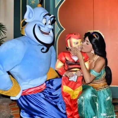 princess jasmine kisses ironman