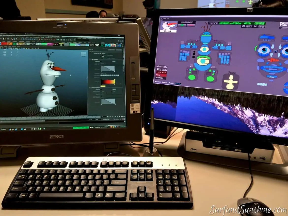 animating disney frozen olaf