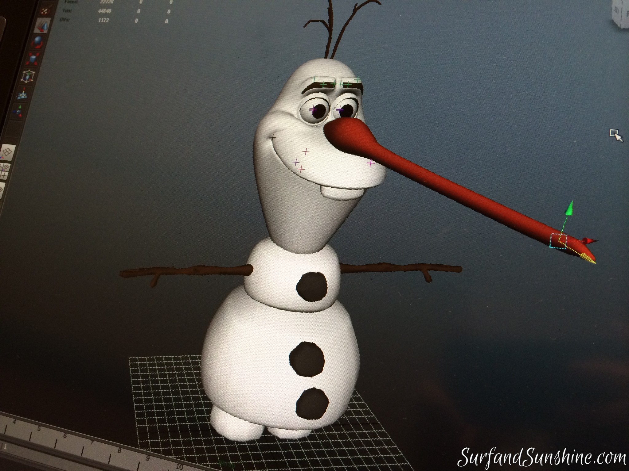 animating disney frozen olaf