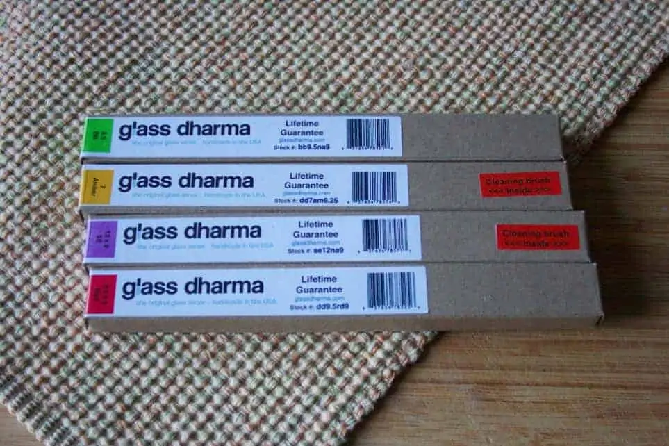 glass dharma glass straws