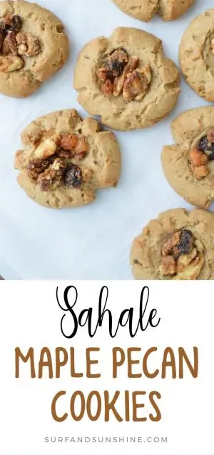 sahale maple pecan cookies recipe pinterest