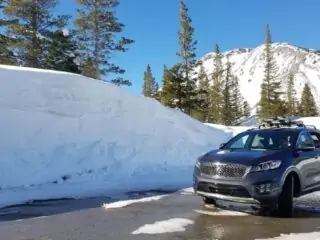 2017 sorento snow bank