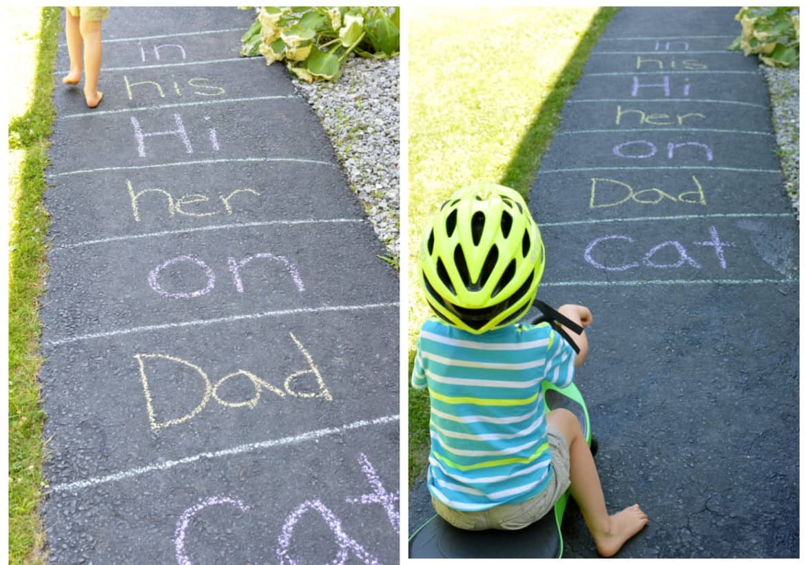 sight word parking lot