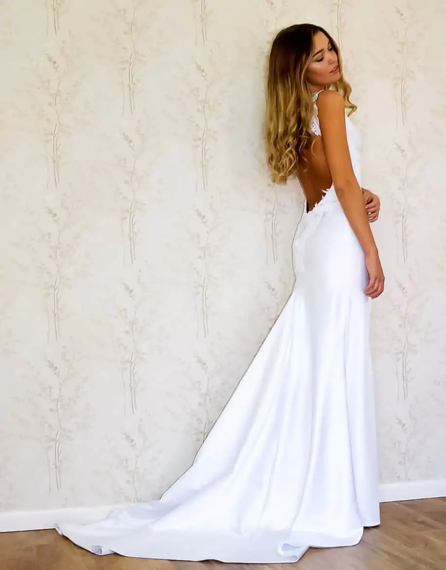 etsy beach wedding dress