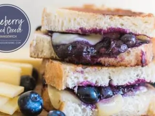 Grilled Cheese With Blueberries Sandwich Recipe-15