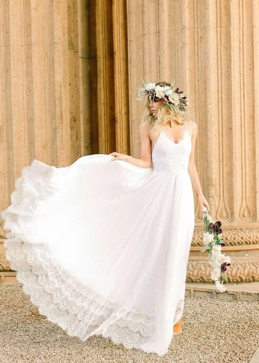 etsy beach wedding dress