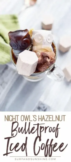 Night Owls Hazelnut Bulletproof Iced Coffee pinterest new