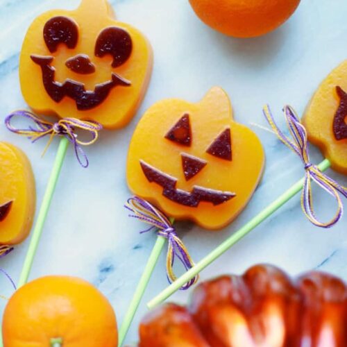 pumpkin jack-o-lantern halloween treats