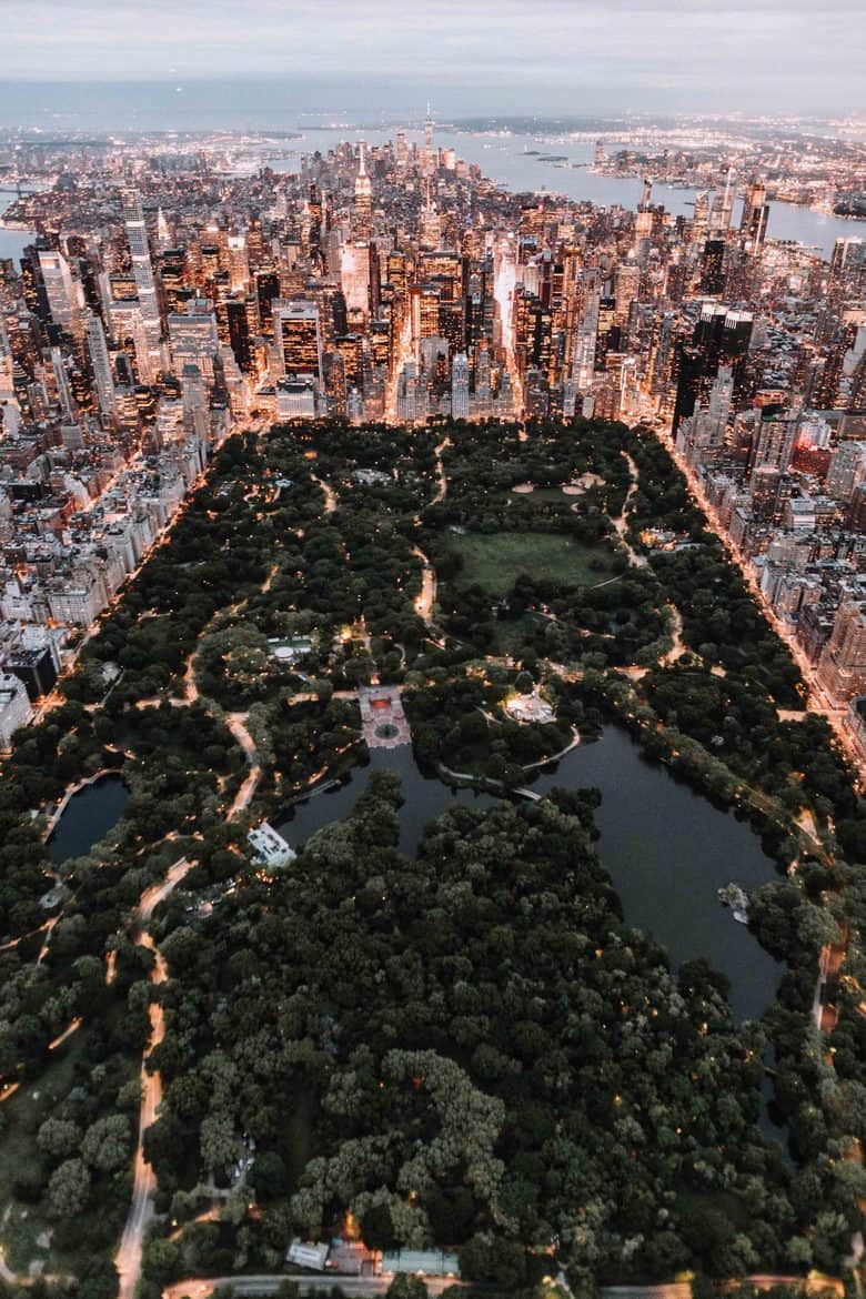 central park from above