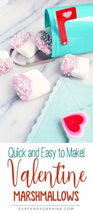 Valentine Chocolate Dipped Marshmallows recipe pinterest new