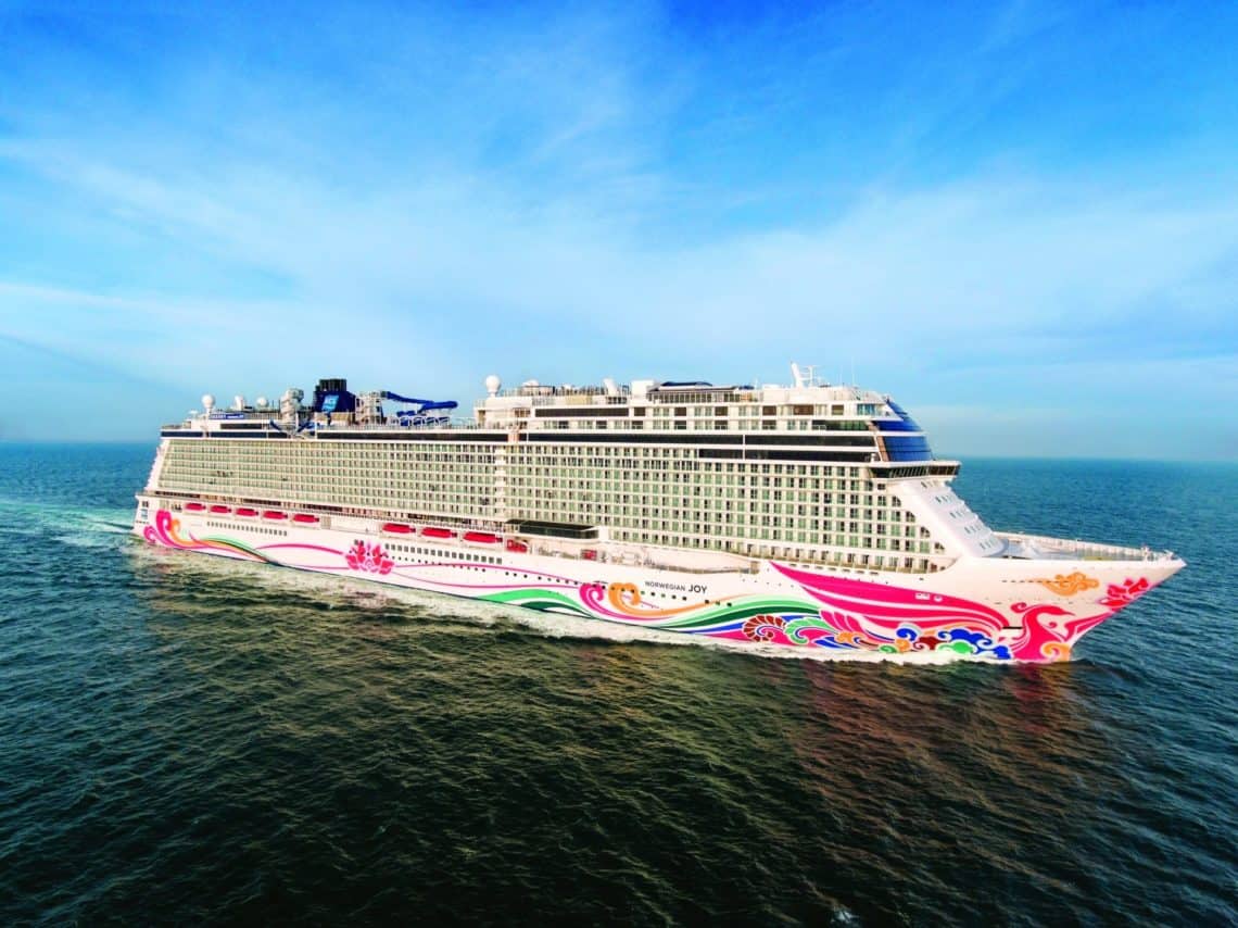 Norwegian Joy Aerial