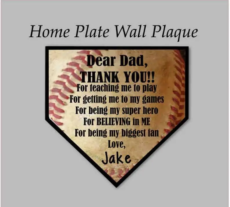 home plate wall plaque