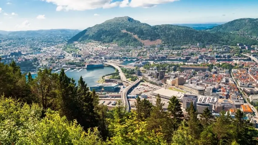 View from Mount Floyen