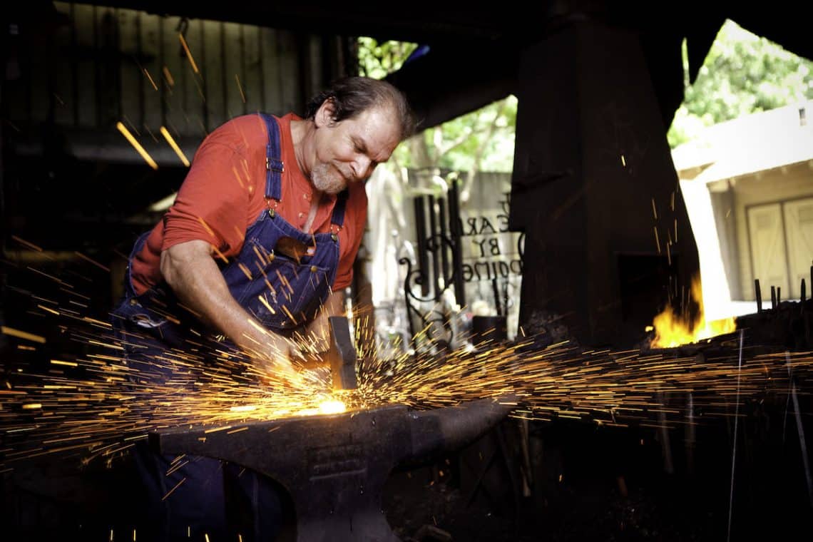 Dollywood Blacksmith sparks