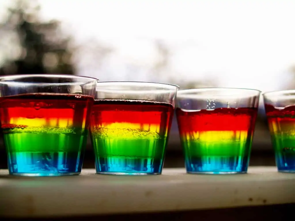 layered jello shots