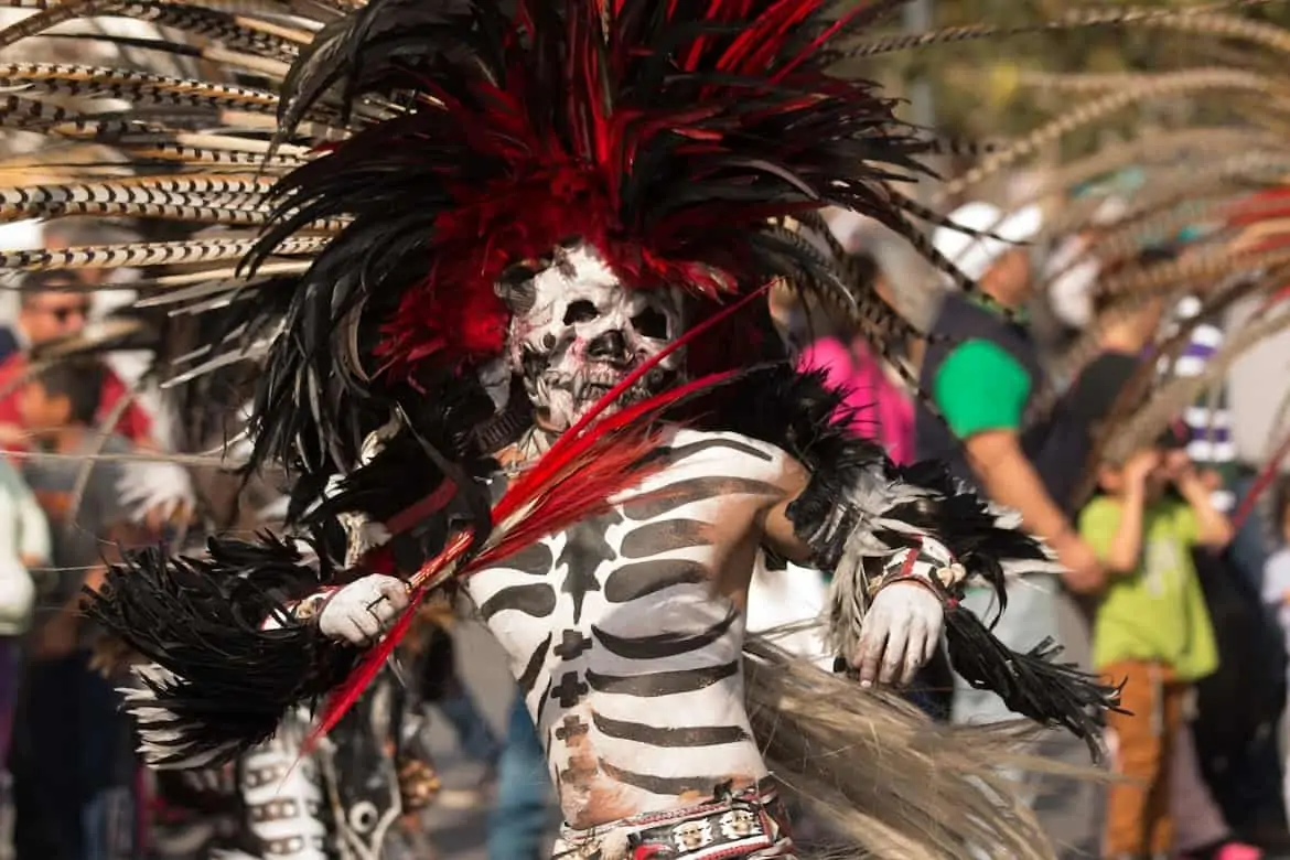 Aztec Dancer in Mexico City