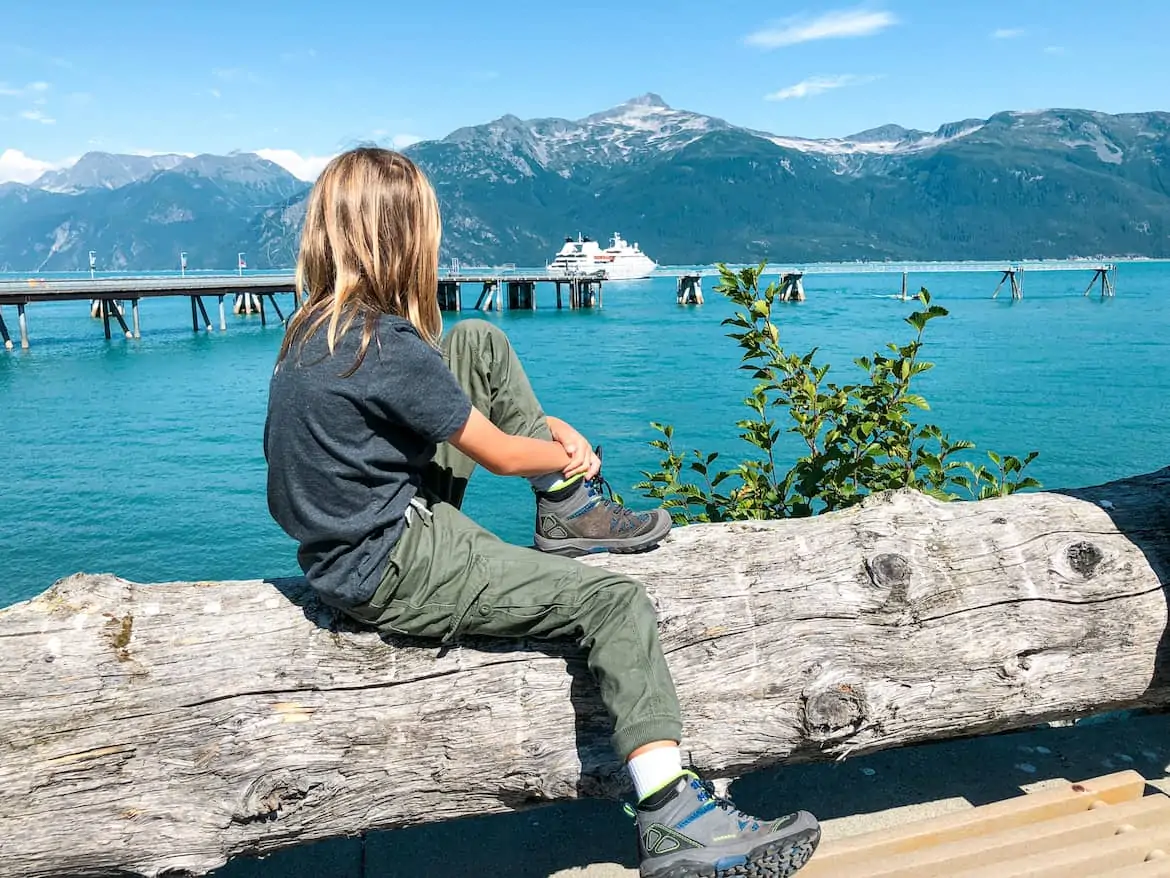 Haines Alaska town port view