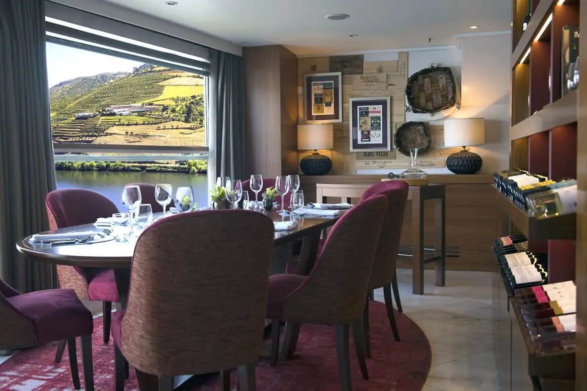 AmaWaterways Prima Wine Room