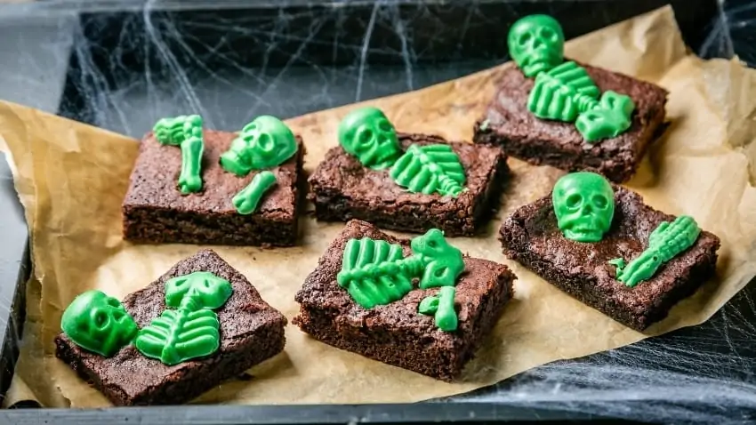 Skeleton Brownies