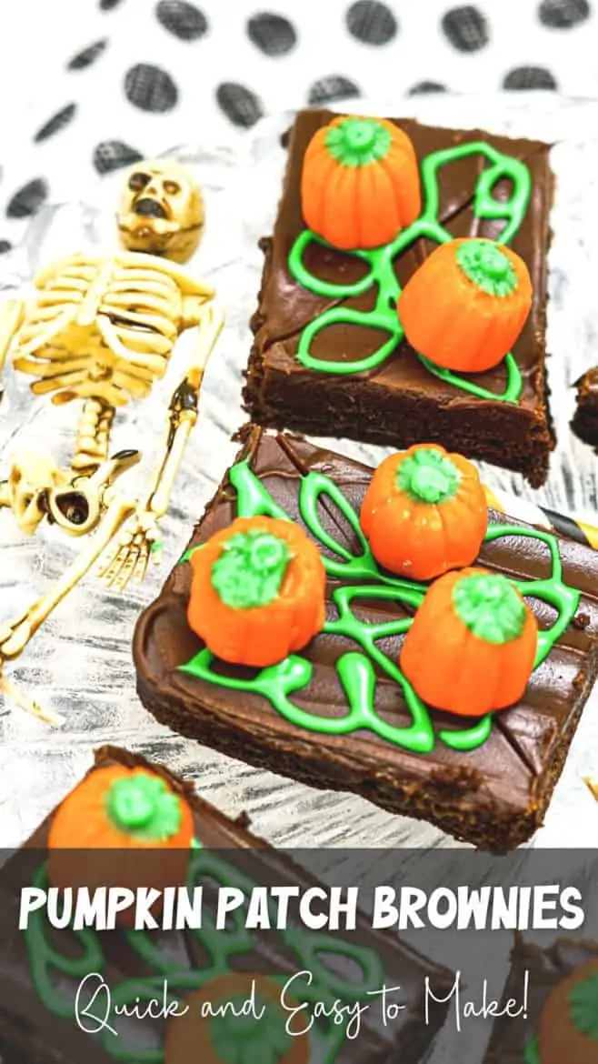 Halloween Brownie Ideas Pumpkin Patch Brownies PIN