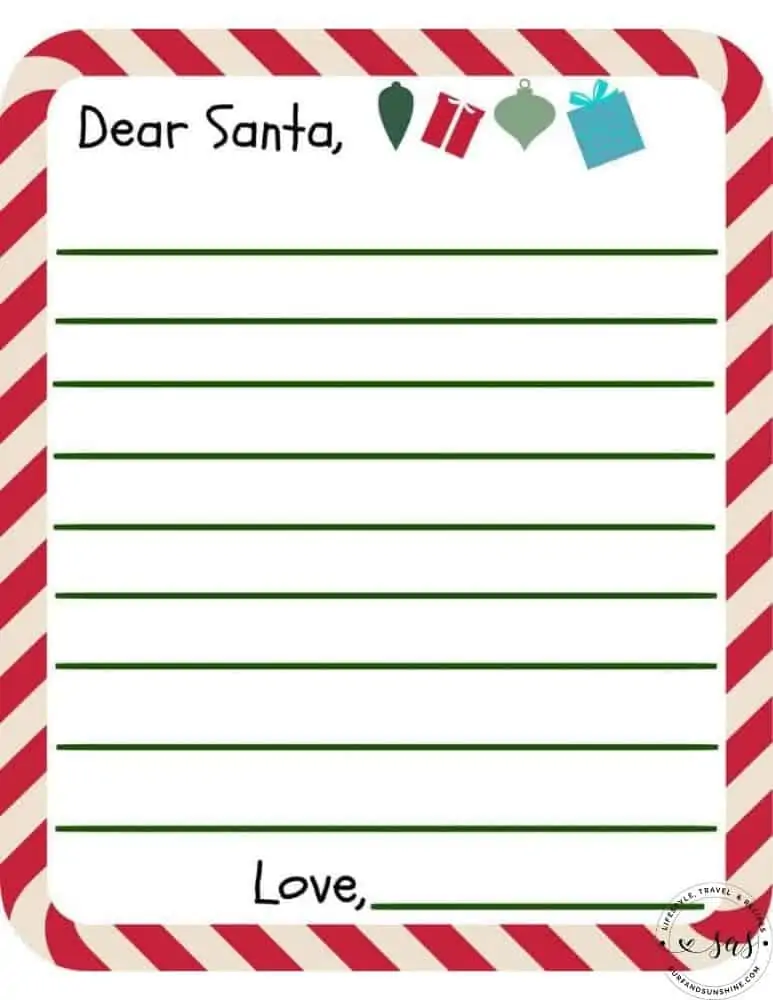 Letter to Santa 1