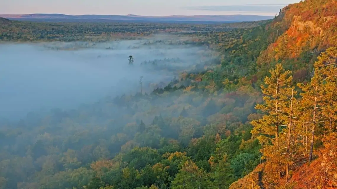 Porcupine Mountains Wilderness State Park Michigan Backpacking