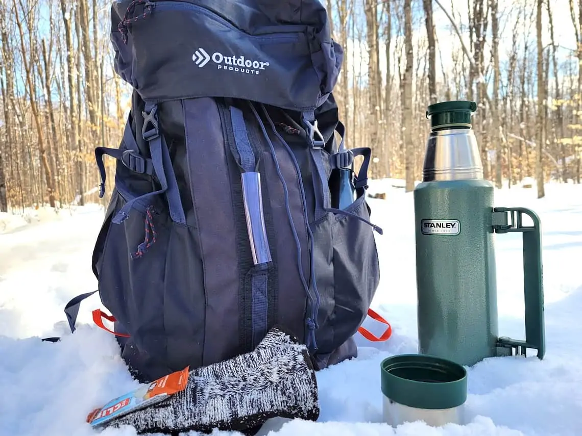 mammoth internal frame backpack for hiking