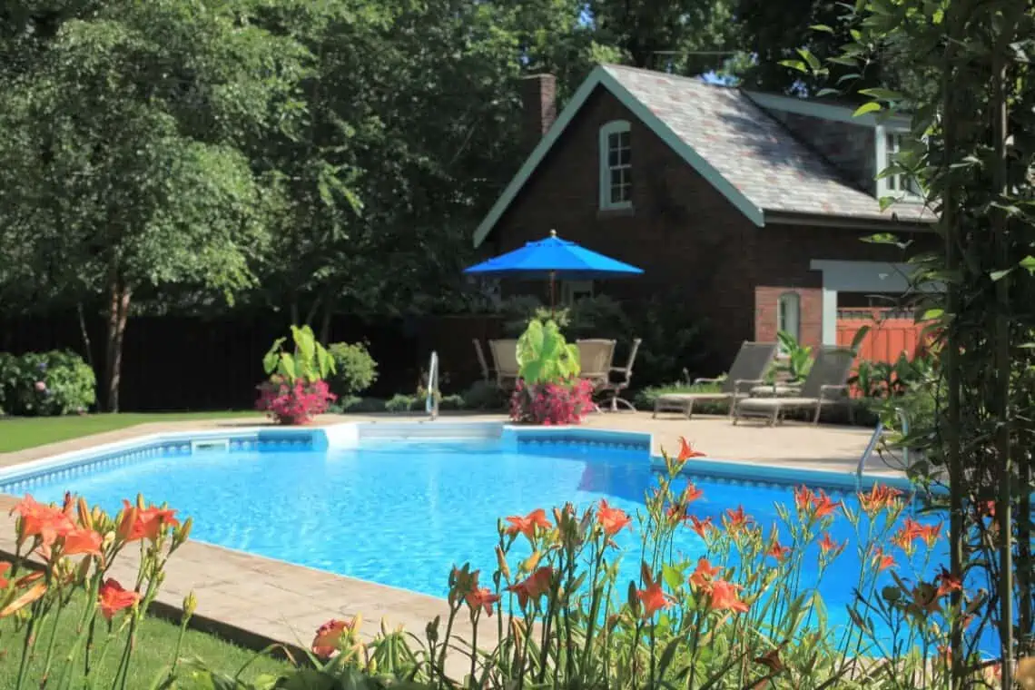 backyard pool