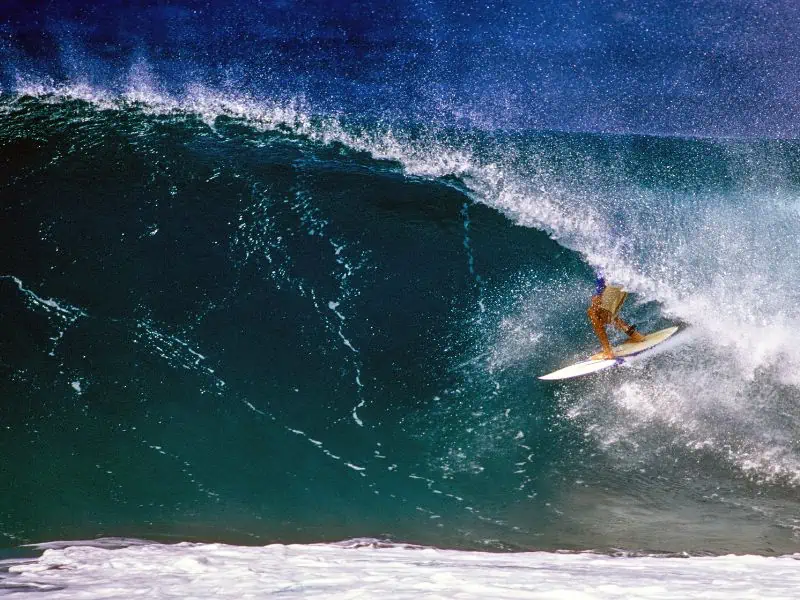 surfing on north shore oahu hawaii