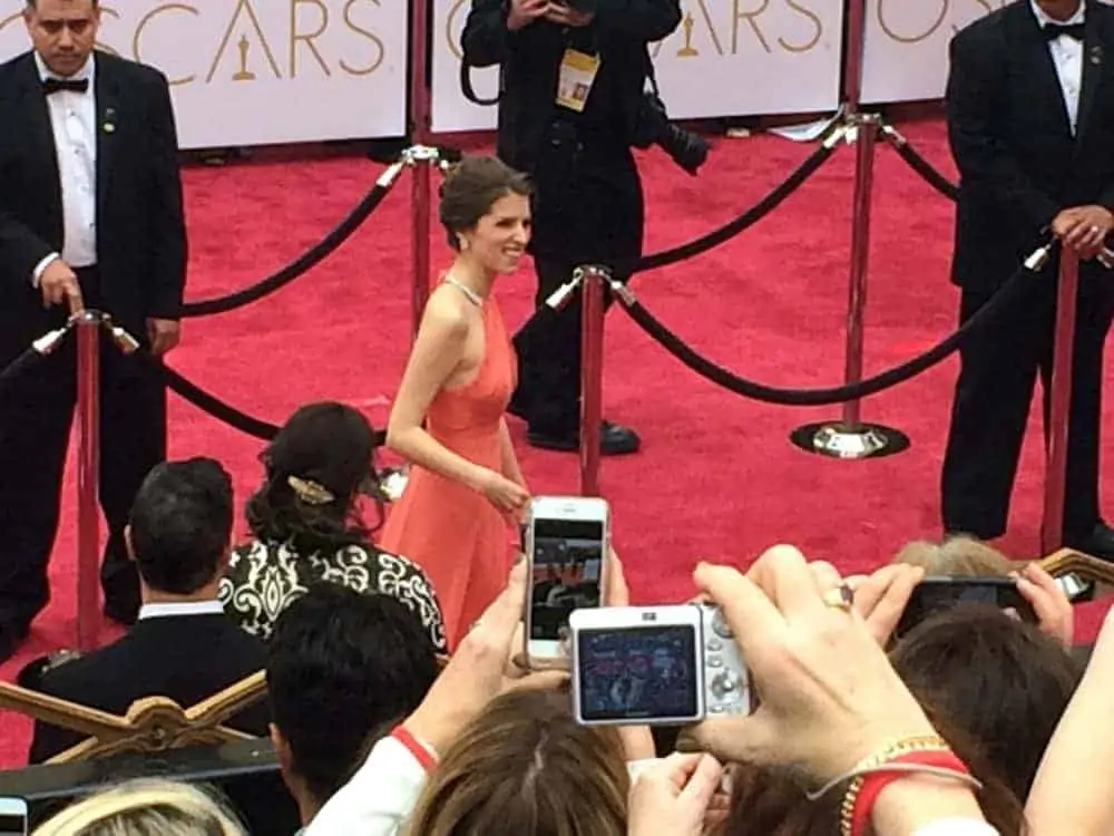 Into the Woods songbird Anna Kendrick looks pretty as a peach!