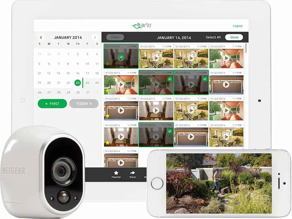 smart home security arlo