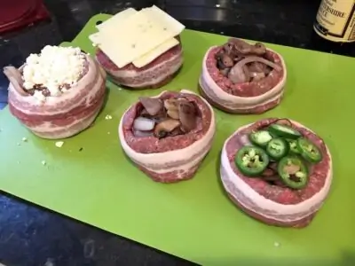 bacon beer can burger recipe