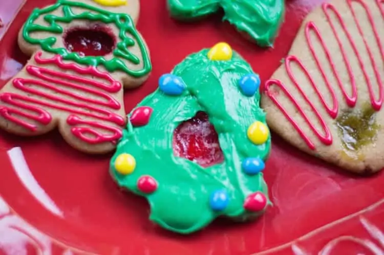 Candy Filled Frosted Sugar Cookies