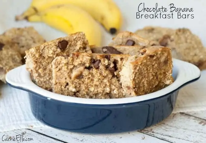 Chocolate Banana Breakfast Bars