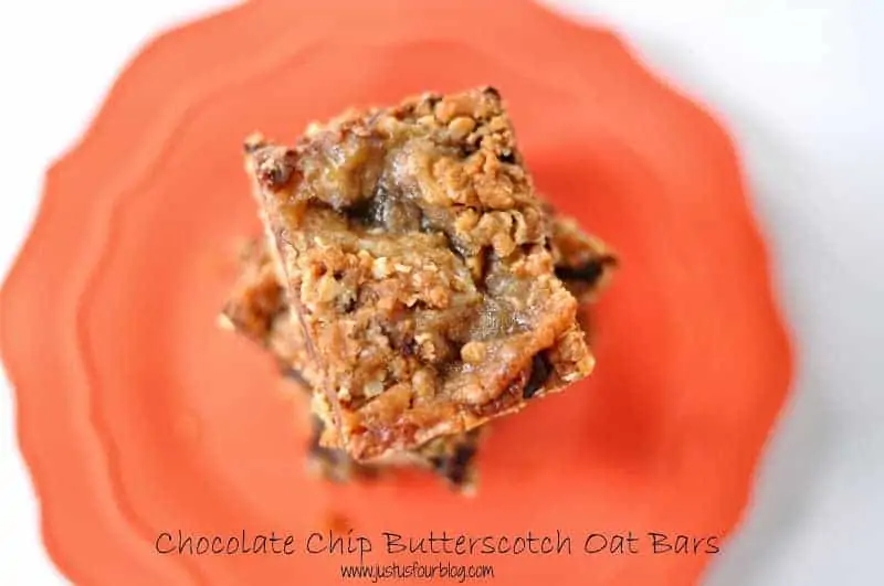 Chocolate Butterscotch Oatmeal Bars