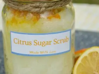 DIY Citrus Sugar Scrub