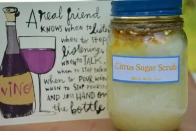 DIY Citrus Sugar Scrub